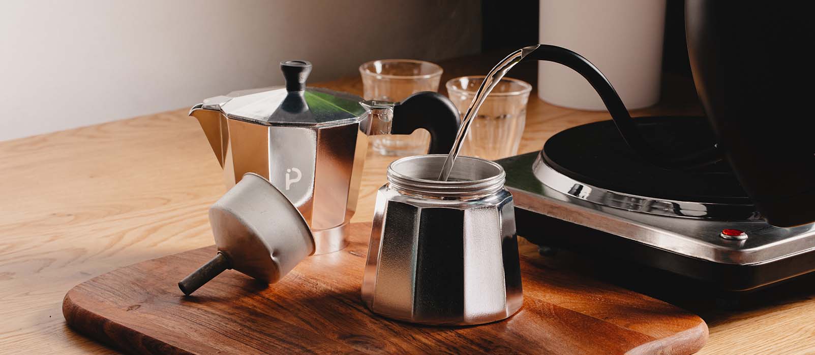 Cafetière Italienne Bialetti Induction 6 tasses aussi pour Gaz