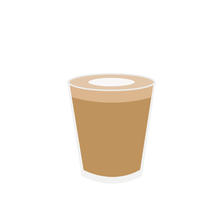 Café mousse de lait