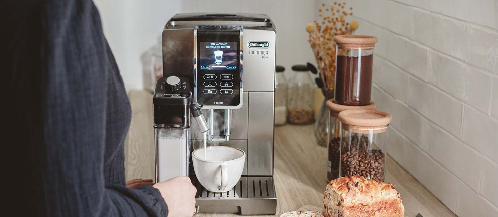 Machine à Café Delonghi DINAMICA 3535SB avec broyeur