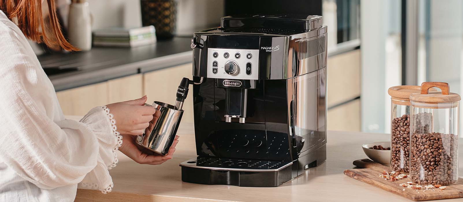 Expresso Broyeur ECAM 22.140B MAGNIFICA S DELONGHI à Prix Carrefour