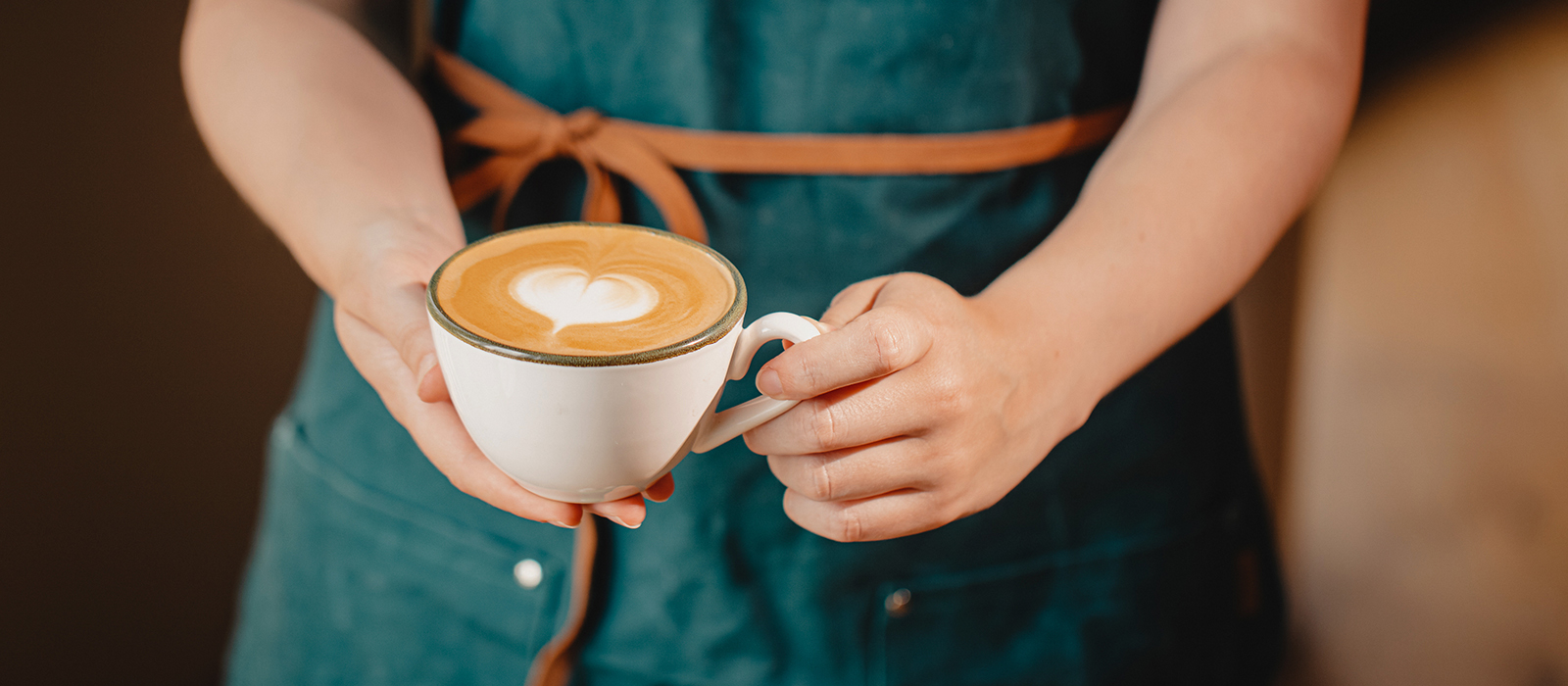 latte art heart