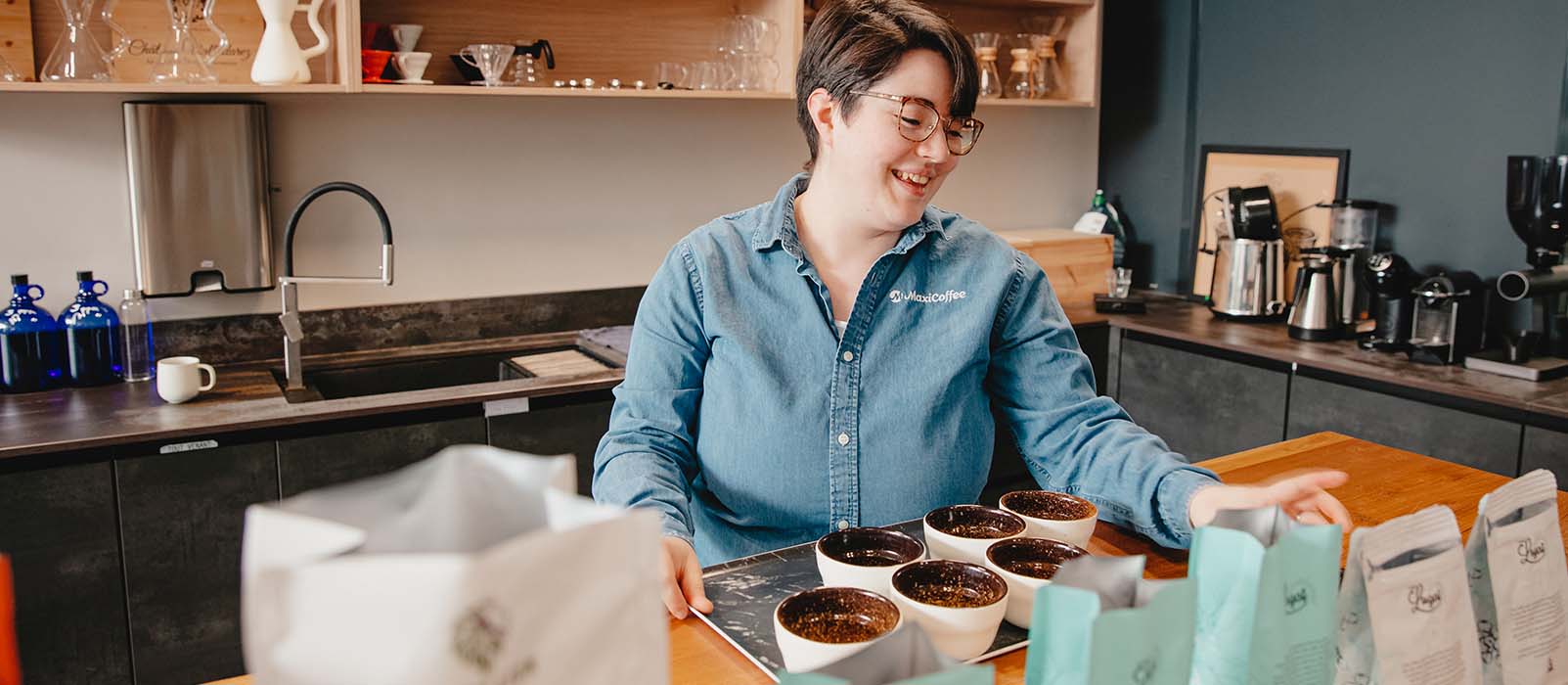 Cupping café au labo qualité