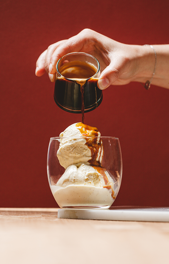 Recette affogato café glace