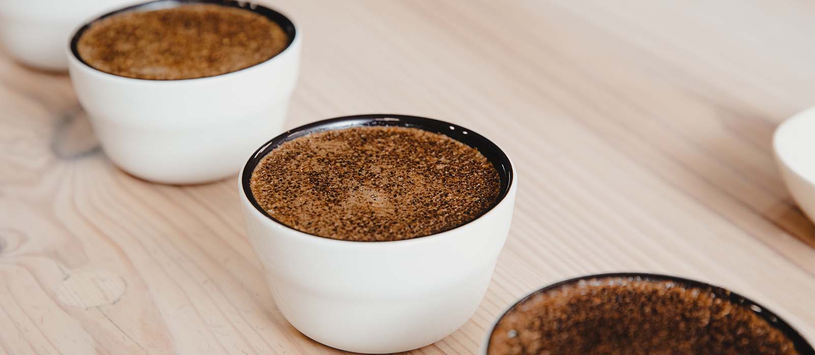 Tasses de cupping café