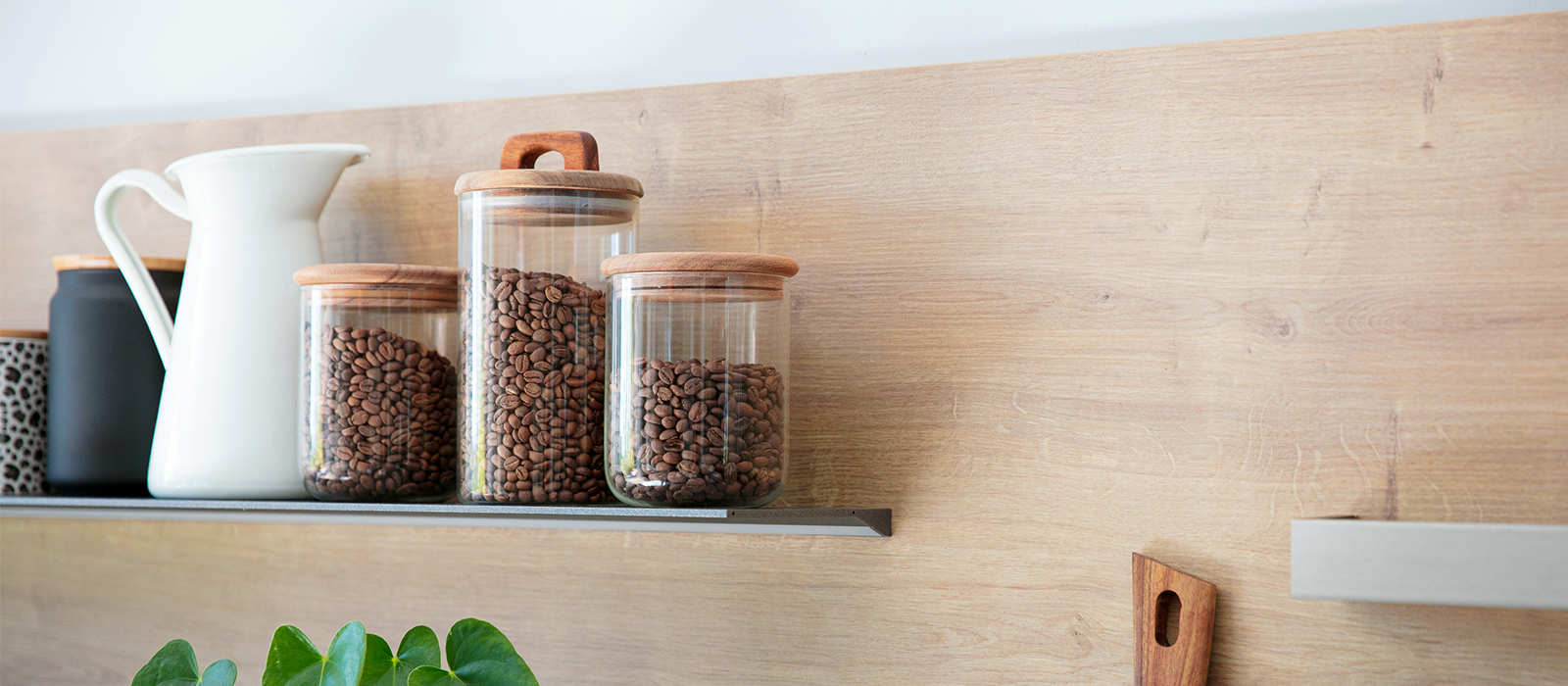 Storing shop ground coffee
