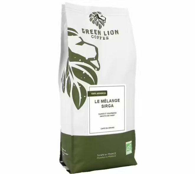 Café en grain - Le mélange Sirga - Green Lion Coffee 1kg