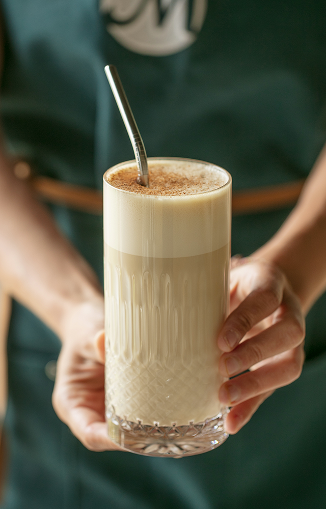 recette latte macchiato caramel cannelle facile