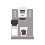 Préparation Couler un café Machine à café à grain