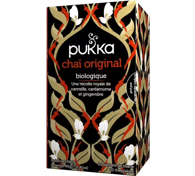 Thé Noir - Chaï Original - Pukka 20 sachets