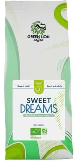 green lion coffee sweet dreams grains
