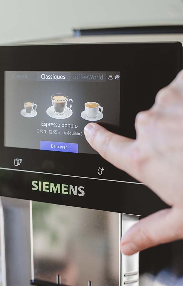 Siemens barista mode