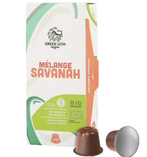 Green lion coffee Savanah