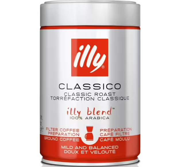 ground coffee illy classico filter coffee