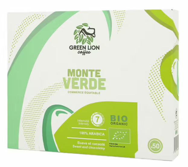 Green lion coffee Monte Verde