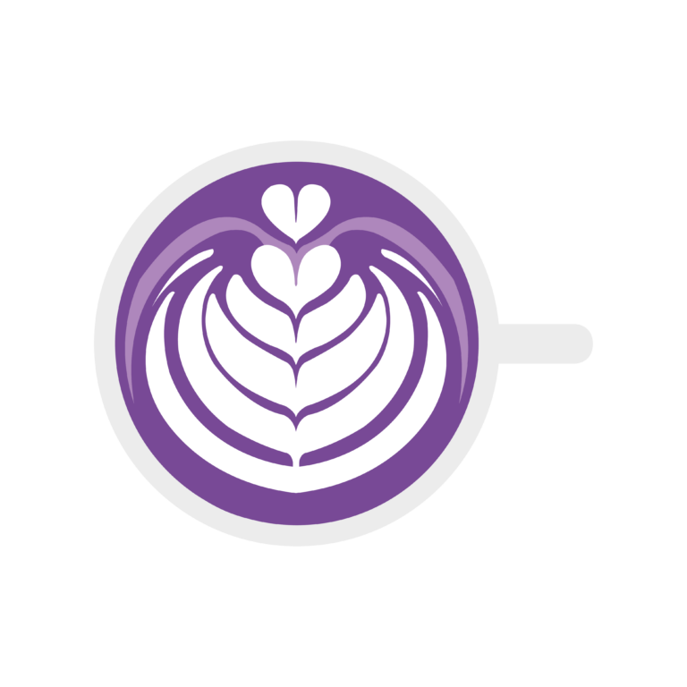Ube latte