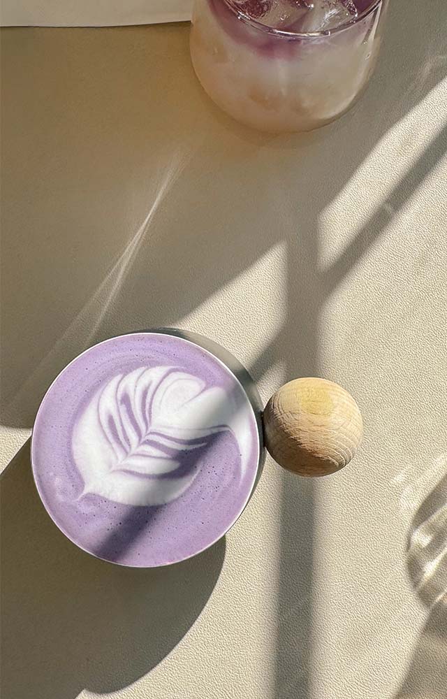 ube latte poudre
