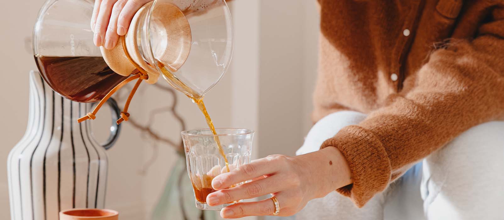 pour over coffee