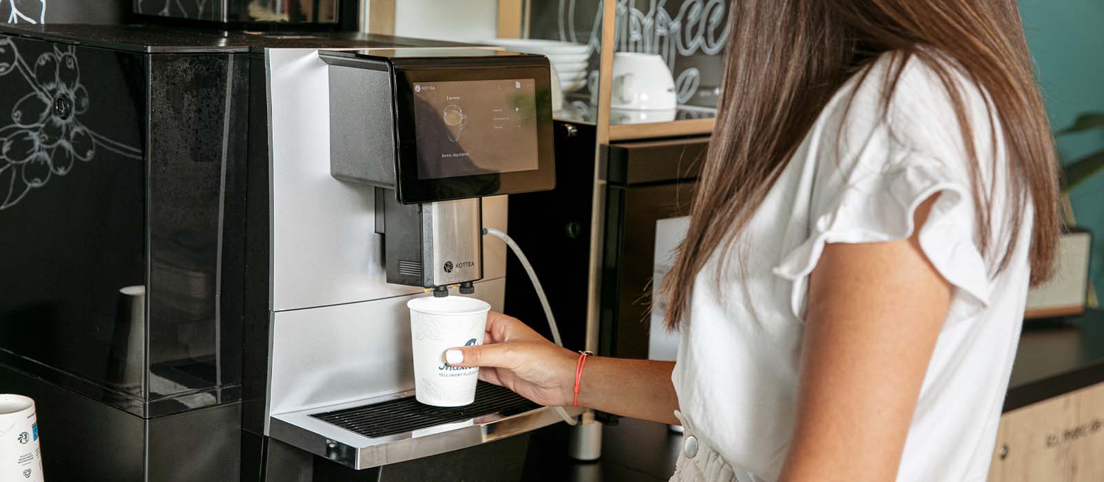 machine à café pro pour pause café