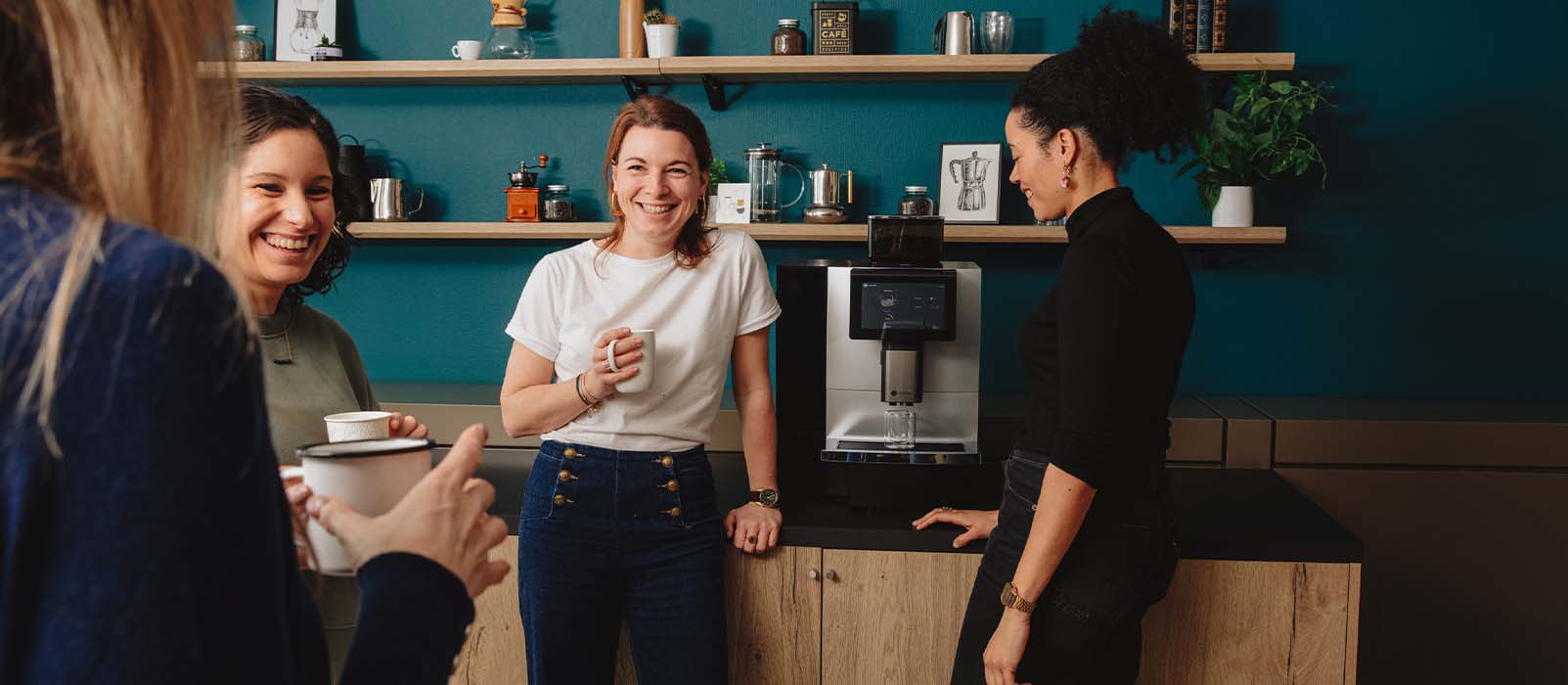 pause café au bureau