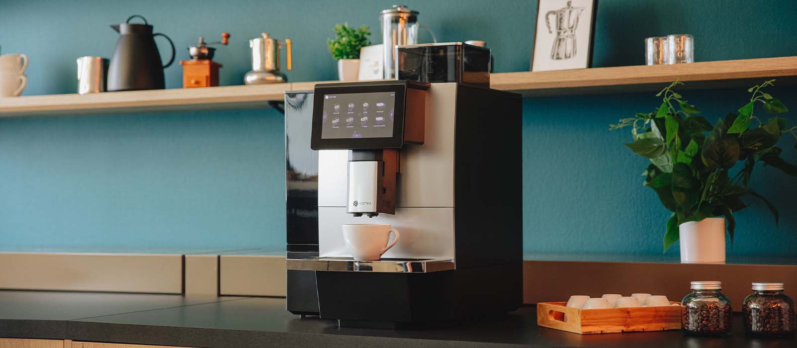 pause café bureau machine reconditionnée