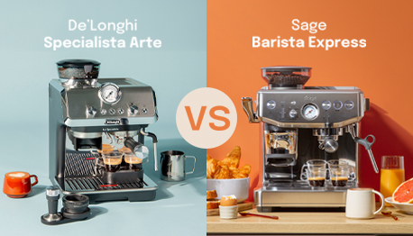 test2 delonghi specialista arte vs sage barista express